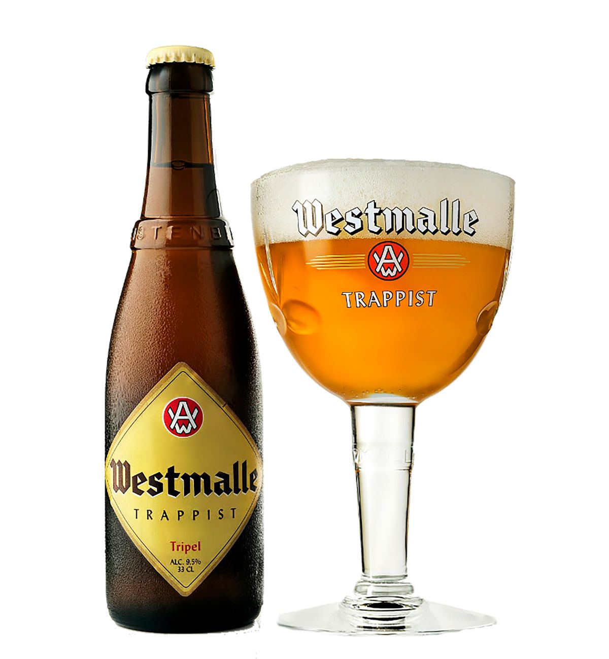 1 место в десятке лучшего пива Бельгии занимает Westmalle Tripel, 9.5%