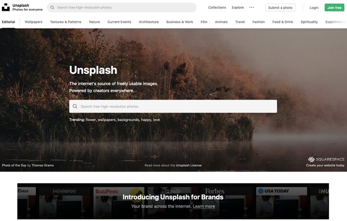 Unsplash.com - 1 млн бесплатных фото