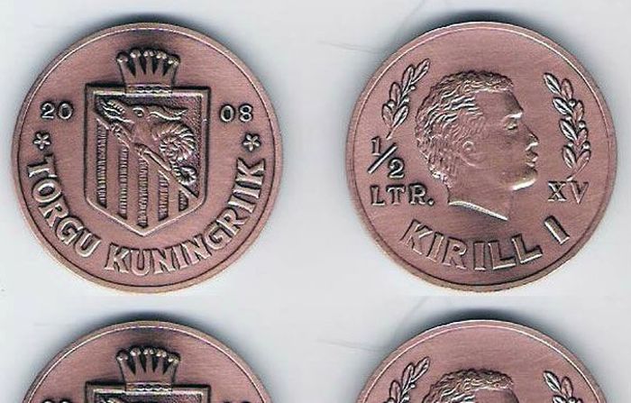 Медная монета номиналом пол-литра, чеканившаяся в королевстве Торгу, Эстония